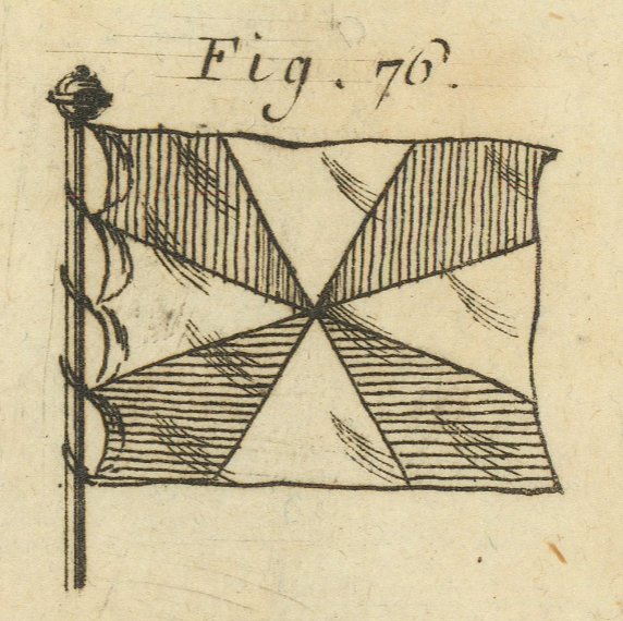 Figure 76: another bowsprit flag of the Prince